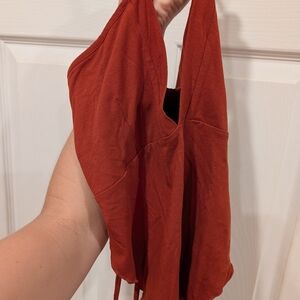 Rust Orange Women's Crop Top